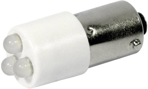 LED lámpa BA9s Hidegfehér 230 V/AC 450 mcd CML 1862623W3