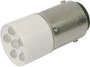 LED lámpa BA15d Hidegfehér 24 V/DC, 24 V/AC 1200 mcd CML bélyegkép