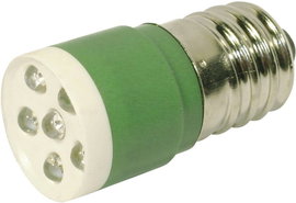 LED lámpa E14 Zöld 24 V/DC, 24 V/AC 3150 mcd CML