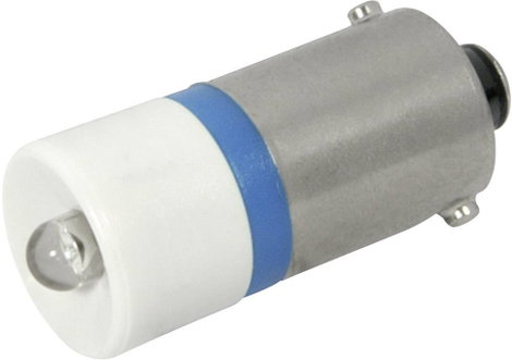 LED lámpa BA9s Kék 12 V/DC, 12 V/AC 720 mcd CML