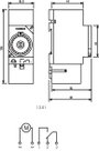 Finder DIN sínes timer időkapcsolórelé, 1 áramkör, 250V/16A, 12.01.8.230.0000 2. bélyegkép