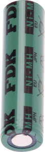 Ceruza akku AA, NiMH, 1,2V 1650 mAh, FDK LR06, AA, LR6, AAB4E, AM3, 815, E91, LR6N bélyegkép