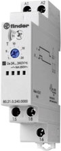 Finder DIN sínes timer időkapcsolórelé, 1 áramkör, 400V/16A, 80.21.0.240.0000 bélyegkép