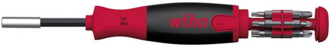 Wiha LiftUp 25 BIT csavarhúzó 1/4 (6.3 mm) 12 részes BIT csavarhúzó fejjel 38600