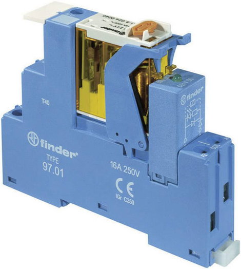 Finder kapcsoló relé, 230V/AC, 1 váltó, 16A, 4C.01.8.230.0060