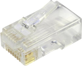 RJ45 moduláris csatlakozó dugó, egyenes, 8P8C, BEL Stewart Connectors 940-SP-3088