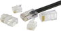 RJ12 moduláris csatlakozó dugó, egyenes, 6P6C, BEL Stewart Connectors 940-SP-3066 2. bélyegkép