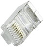 Csatlakozó dugó, RJ45, árnyékolt, CAT 5e Ppirosect Dugó, egyenes Pólusszám: 8P8C MP0022 Fekete LogiL 3. bélyegkép