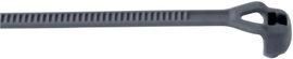 Kábelkötegelő hajlított 150 x 3,3 mm, szürke, 1 db, HellermannTyton 118-00089 V150R