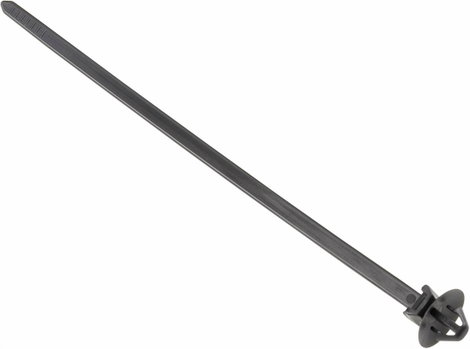 Benyomó-tartó kábelkötegelő 160 x 4,6 mm, fekete, 1 db, HellermannTyton T50SOSKSFT6,5E
