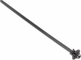 Benyomó-tartó kábelkötegelő 160 x 4,6 mm, fekete, 1 db, HellermannTyton T50SOSKSFT62X122PT1,7-2.3