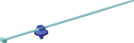 Kábelkötegelő benyomós rögzítővel 200 x 4,6 mm, fekete, 1 db, HellermannTyton 150-37799 T50ROSSFT6,5 2. kép