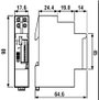 Finder DIN sínes napi időkapcsolórelé, 1 áramkör, 230V/AC, 250V/16A, 12.11.8.230.0000 3. bélyegkép