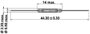 Reed kapcsoló StandexMeder Electronics KSK-1A66-1020 1 záró 0.5 A 180 V 10 W 5. bélyegkép