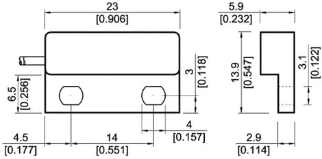 Reed érzékelő, dobozban StandexMeder Electronics MK04-1A66C-500W 1 záró 0.5 A 180 V 10 W 2. kép