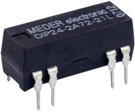 Reed relé Dual-in-line házban, DIP05-2A72-21D, 5 V/DC 0.5 A 10 W StandexMeder Electronics