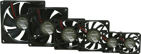 Axiális ventilátor (ipari), 12 V/DC 25,74 m³/h (Sz x Ma x Mé) 60 x 60 x 10 mm QuickCool QC6010B12H 2. kép
