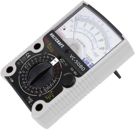 Analóg multiméter, mérőműszer CAT III 500 V, Voltcraft VC-5080 2. kép