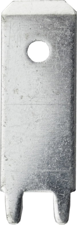 Dugaszoló csúszósaru, 6,3 mm / 0,8 mm 180° szigeteletlen, fémes Vogt Verbindungstechnik 3866f.68 100