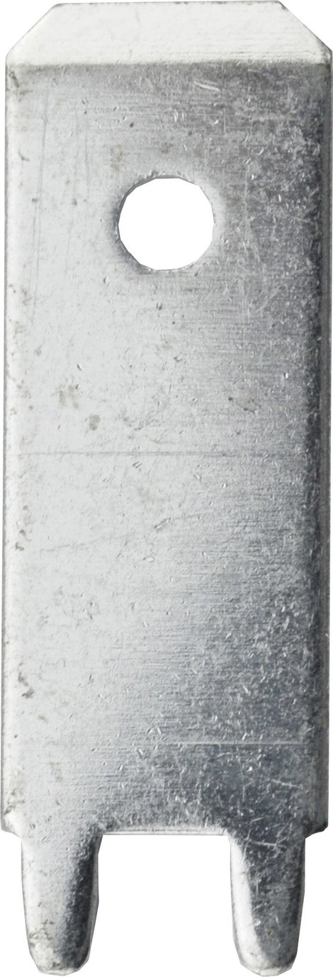 Dugaszoló csúszósaru, 6,3 mm / 0,8 mm 180° szigeteletlen, fémes Vogt Verbindungstechnik 3866f.68 100