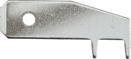 Dugaszoló csúszósaru, 6,3 mm / 0,8 mm 90° szigeteletlen, fémes Vogt Verbindungstechnik 3867d.68 100 