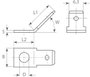 Dugaszoló csúszósaru, 6,3 mm / 0,8 mm 45° szigeteletlen, fémes Vogt Verbindungstechnik 3856.67 2. bélyegkép