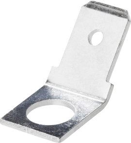 Dugaszoló csúszósaru, 6,3 mm / 0,8 mm 45° szigeteletlen, fémes Vogt Verbindungstechnik 3847e.68