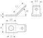 Dugaszoló csúszósaru, 6,3 mm / 0,8 mm 45° szigeteletlen, fémes Vogt Verbindungstechnik 3861.65 2. bélyegkép