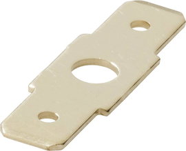 Dugaszoló csúszósaru, 6,3 mm / 0,8 mm 180° szigeteletlen, fémes Vogt Verbindungstechnik 38750b.67