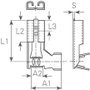 Lapos csúszósaru hüvely 4,8 x 0,8 mm 90°, szigeteletlen, fém, Vogt Verbindungstechnik 380208.67 bélyegkép