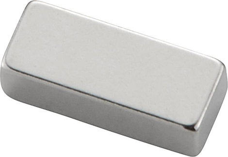 Tartós mágnes NdFeB 10 x 4 x 3 mm N35M 1,21 T 100°C, 503610