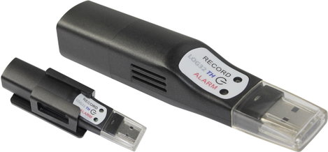 USB-s hőmérséklet és páratartalom mérő adatgyűjtő TFA LOG32TH