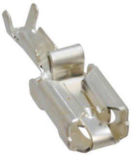 Lapos csúszósaru hüvely 6,35 x 0,81 mm, szigeteletlen, fém, TE Connectivity 928901-3