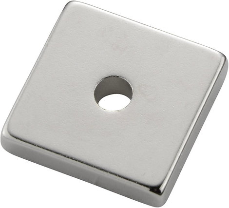 Tartós mágnes Derékszögű (H x Sz x Ma) 20 x 19 x 4 mm N35M 1.21 T (max) Kerethőmérséklet (max.): 100