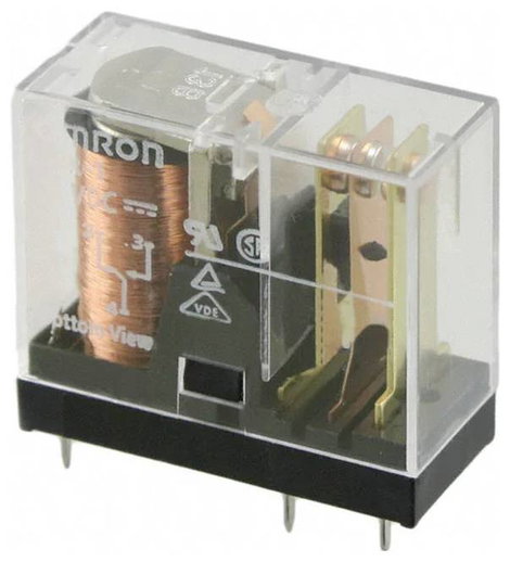 Omron 48V/DC teljesítményrelé, 1 váltó, 16A/400V/AC, G2R-1E 48DC