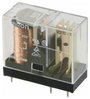 Omron 48V/DC teljesítményrelé, 1 váltó, 16A/400V/AC, G2R-1E 48DC bélyegkép