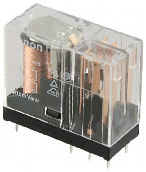 Relé, 12V 5A, Omron G2R-2