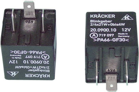 KRÄCKER VÉSZVILLOGÓ RELÉ 20.0900.10