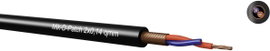 Mik-D-Patch mikrofonkábel csavart árnyékolással 2 x 0.14 mm² fekete méteráru Kabeltronik