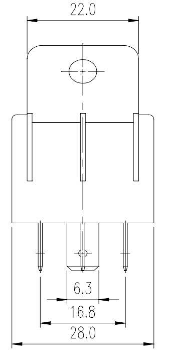 Relé, 12VDC GRL-S-112DF 3. kép