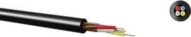 Dióda- és sztereovezetékek 4 x 0.08 mm² fekete méteráru Kabeltronik
