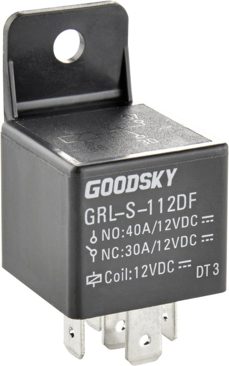 GoodSky GRL-S-124DF Autós relé 24 V/DC 40 A 1 váltó