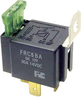 Autó relé biztosítékkal, 1xbe, 30A, FIC FRC5BA-DC12V