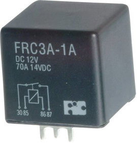 Autó relé, 1Xbe, 40A(NO) FRC3A-1A-DC24V