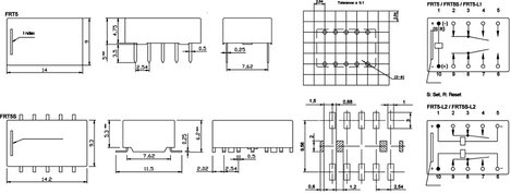Miniatűr relé FRT 5V/DC 3. kép