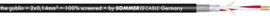 Patch- és mikrofonkábel, SC-GOBLIN 2 x 0,14 mm² Fekete méteráru Sommer Cable