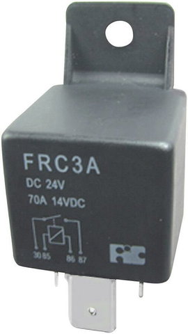 Relé, 1XEIN 40A(NO) FRC3A-DC24V