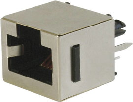 RJ45 beépíthető csatlakozó aljzat, 8P8C, függőleges, ASSMANN WSW A-20142-LP/FS
