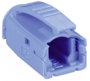 Törésgátló RJ45 csatlakozó dugóhoz, kék, egyenes, Metz Connect 1401008206-E bélyegkép