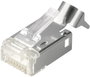 RJ45 csatlakozó, CAT 6A Dugó, egyenes Pólusszám: 8P8C 1401505010-E BTR Netcom Tartalom: 1 db bélyegkép